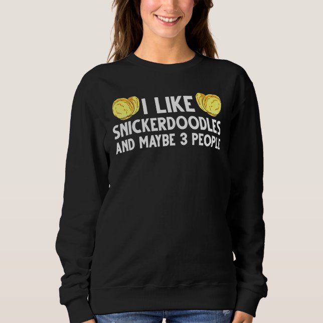 Snickerdoodle Cookie Dough Vegan Bar Sweatshirt (Front)