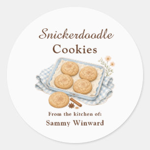 Snickerdoodle Cookie Gift Label