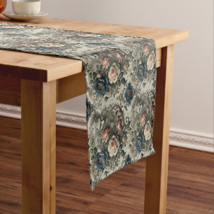 Snide Remarks – Gothic Floral Grotesque Short Table Runner