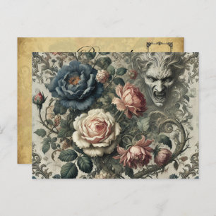 Snide Remarks – Gothic Victorian Holiday Postcard