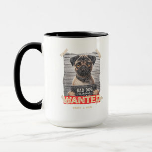 Sniff & Run Pug: Adorable Fugitive on the Loose! Mug