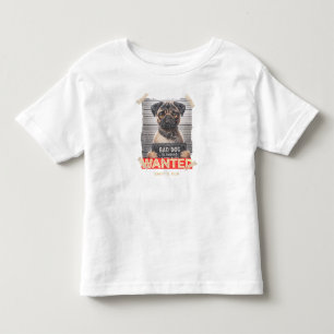 Sniff & Run Pug: Adorable Fugitive on the Loose! Toddler T-Shirt