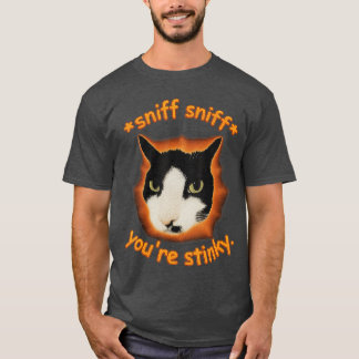 Sniff Sniff Youre Stinky Cat gift T-Shirt