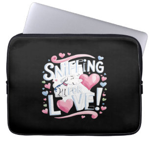 Sniffing for Love! Dog Laptop Sleeve