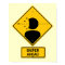 Sniper Ahead Warning Sign (Head Shot)