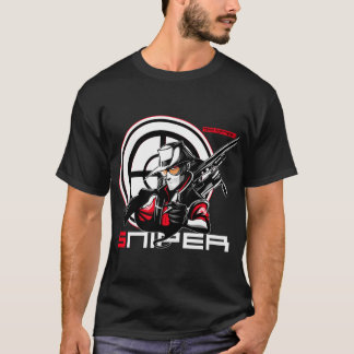 Sniper funny girl T-Shirt