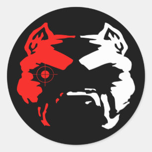 Sniper pitbull sticker