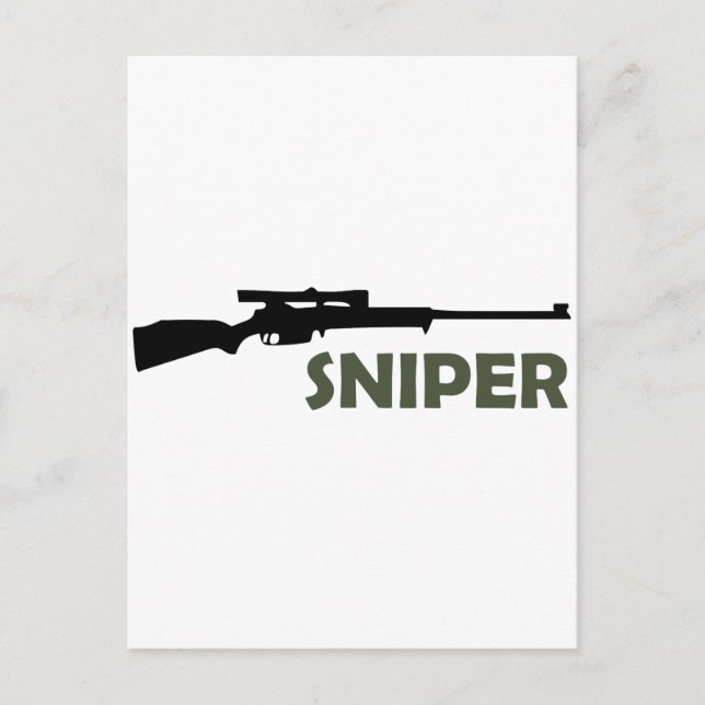 **SNIPER** POSTCARD (Front)