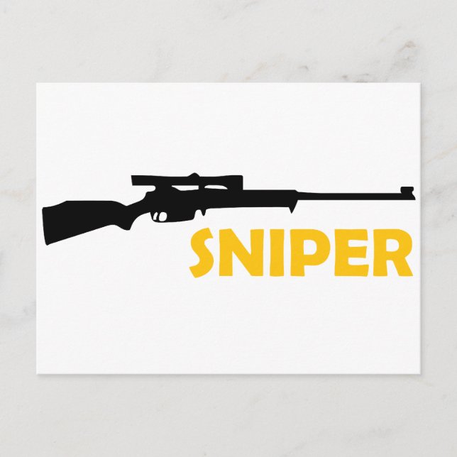 **SNIPER** POSTCARD (Front)