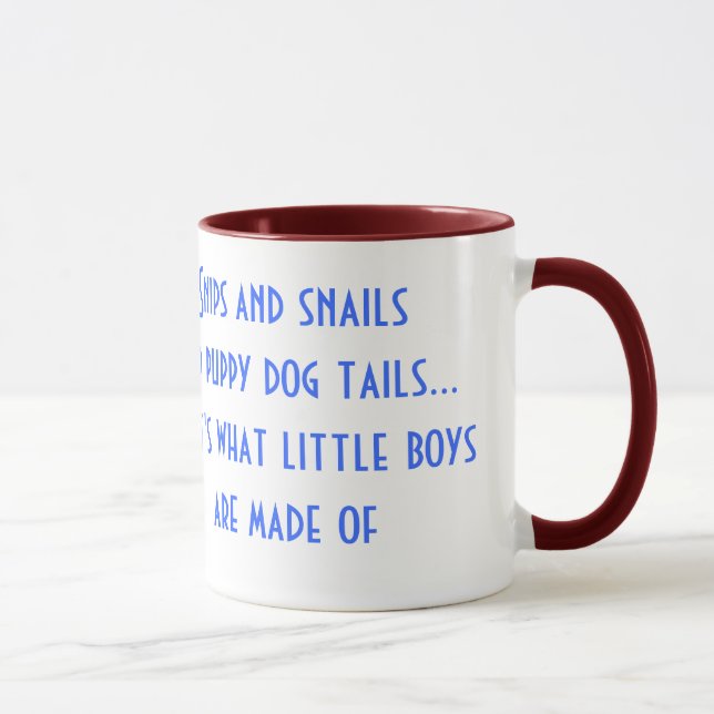 Snips and snails and puppy dog tails Male Mug (Right)