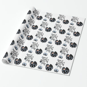 Snips and Snails Boy Baby Shower Wrapping Paper