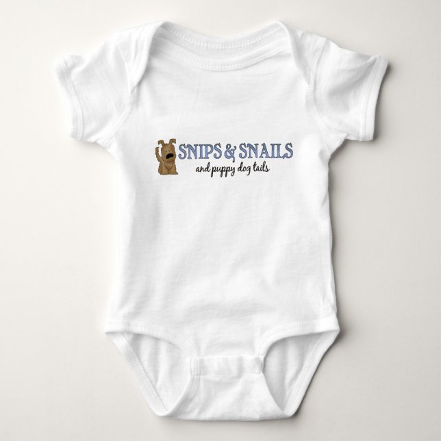 Snips & Snails Baby Boy Baby Bodysuit (Front)