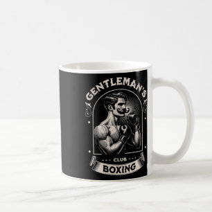 #snirt Gentleman's Boxing Club Retro With Box Boxe Coffee Mug