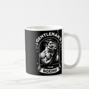 #snirt Gentleman's Boxing Club Retro With Box Boxe Coffee Mug