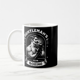 #snirt Gentleman's Boxing Club Retro With Box Boxe Coffee Mug
