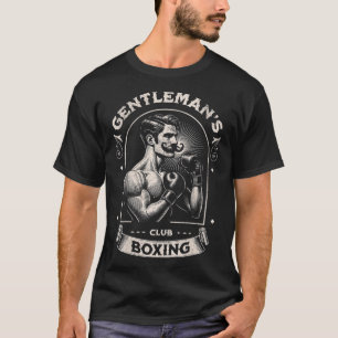 #snirt Gentleman's Boxing Club Retro With Box Boxe T-Shirt
