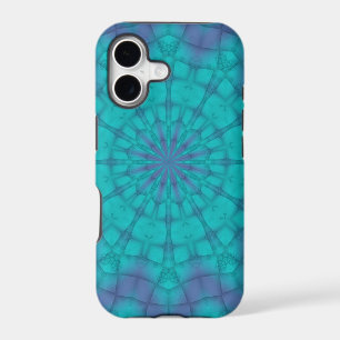 Sno Flakes on Teal and Purple Background