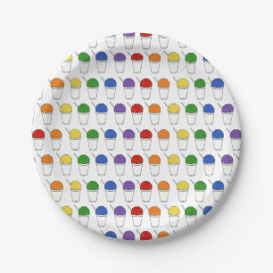 Snoballs Paper Plate
