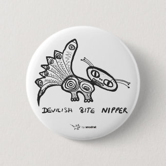 Snod Rat: Devilish Bite Nipper 6 Cm Round Badge