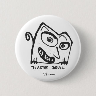 Snod Rat: Toaster Devil 6 Cm Round Badge