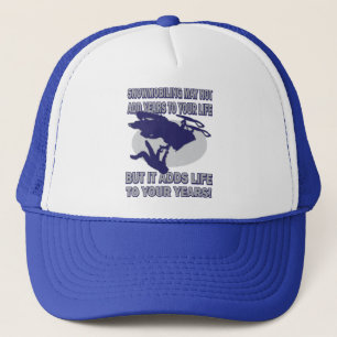 Snomobiling-Adds-Life-to-your-Years Trucker Hat