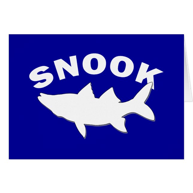 Snook Silhouette - Snook Fishing (Front Horizontal)