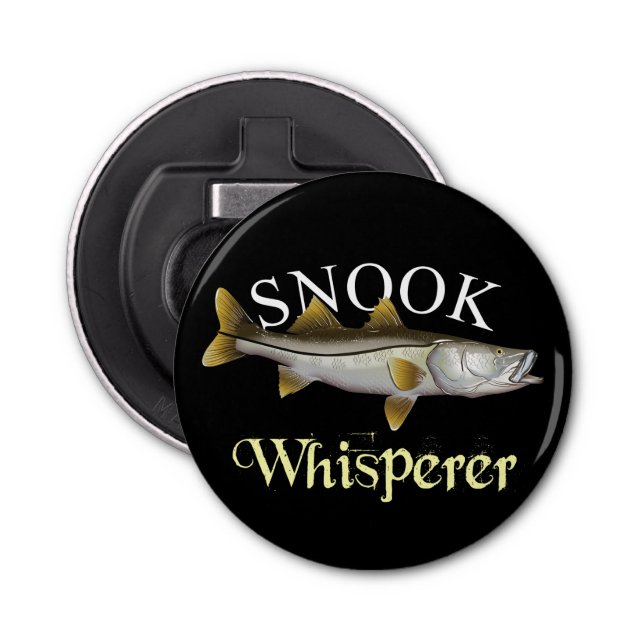 Snook Whisperer Dark Bottle Opener (Front)