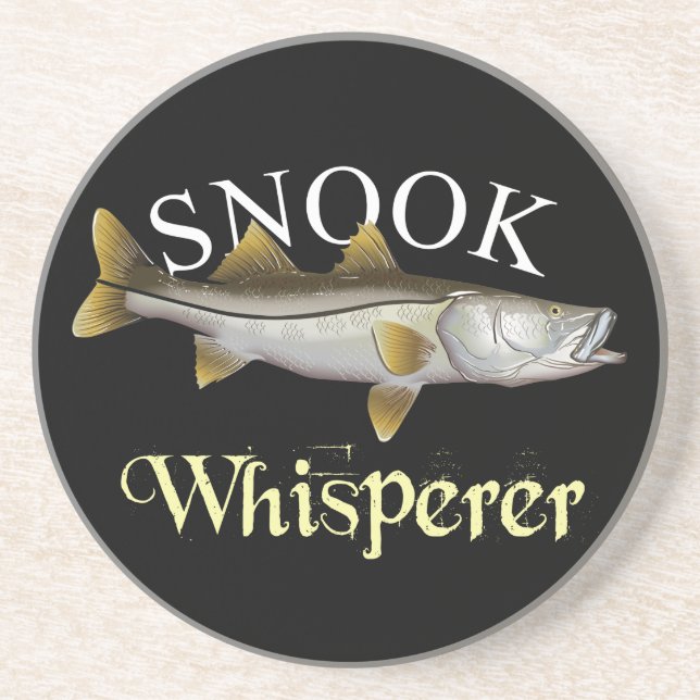 Snook Whisperer Dark Coaster (Front)