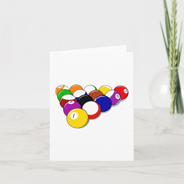 Snooker Balls Note Cards (Creator Uploaded)