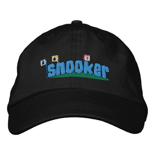 Snooker Embroidered Hat (Front)