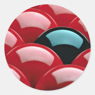 Snooker equipment classic round sticker