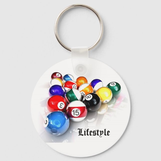 Snooker - Lifestyle Key Ring (Front)