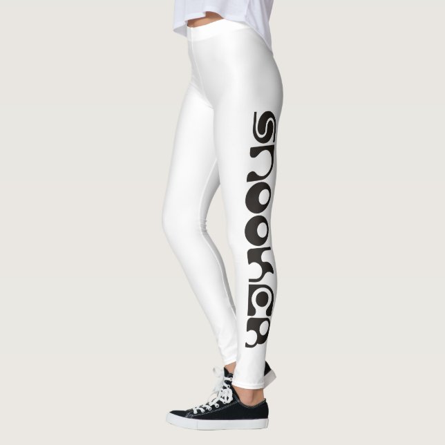 SNOOKER modern font + your ideas Leggings (Left)