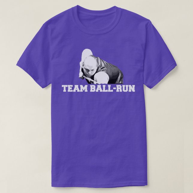 Snooker Team BallRun Stuart Bingham Fans T-Shirt (Design Front)