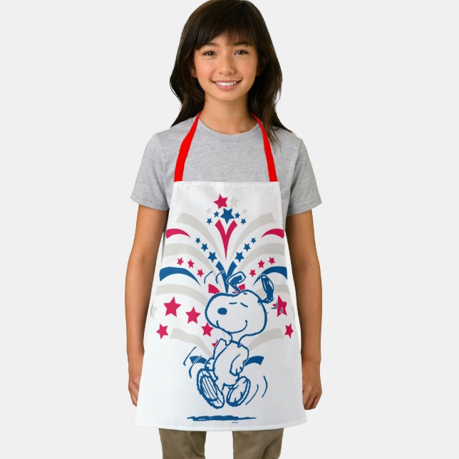 Snoopy 4th of July Dance Apron (Insitu)