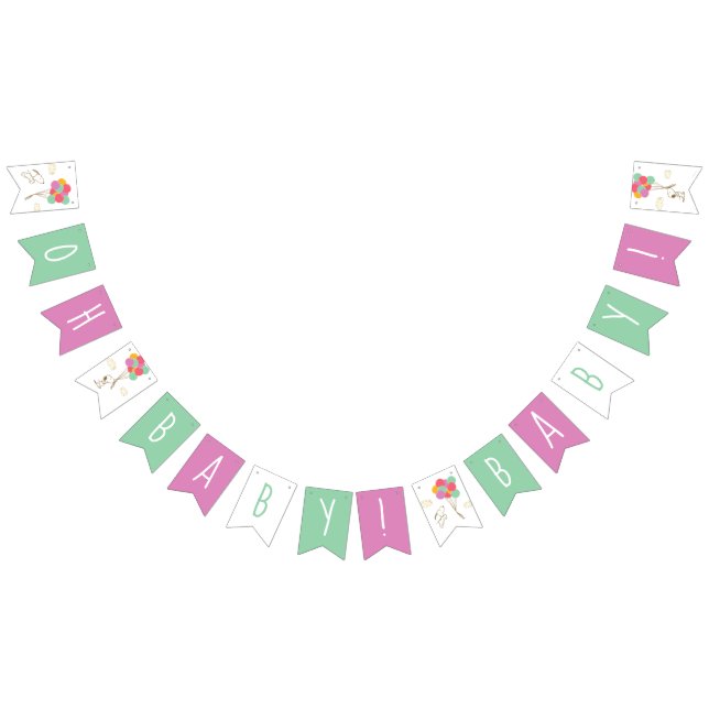 Snoopy and Balloons Baby Shower Bunting (All)