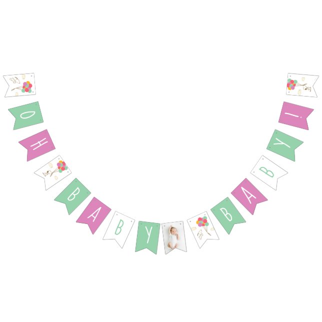 Snoopy and Balloons Baby Shower Bunting (All)