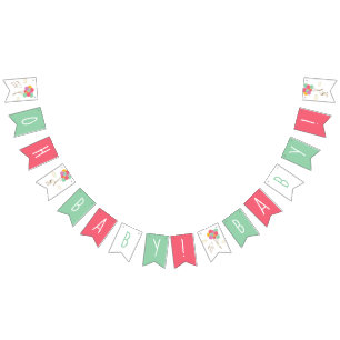 Snoopy and Balloons Baby Shower Bunting