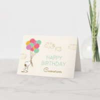 Snoopy and Balloons Birthday