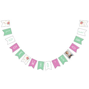 Snoopy and Balloons First Birthday Bunting