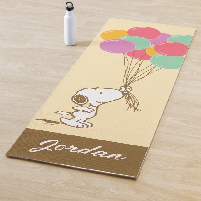 Snoopy and Balloons Yoga Mat (In Situ)
