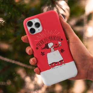 Snoopy and Woodstock - Merry & Bright iPhone 13 Pro Case