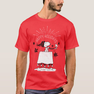 Snoopy and Woodstock - Merry & Bright T-Shirt