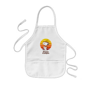 Snoopy   Beagle Scout - Happy Camper Kids Apron