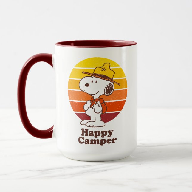 Snoopy | Beagle Scout - Happy Camper Mug (Left)