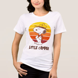 Snoopy   Beagle Scout - Happy Camper Tri-Blend Shirt