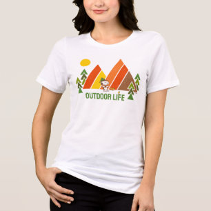 Snoopy Beagle Scout - The Great Outdoors Tri-Blend Shirt