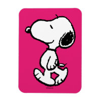Snoopy Black & Magenta Pattern