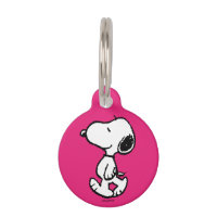 Snoopy Black & Magenta Pattern