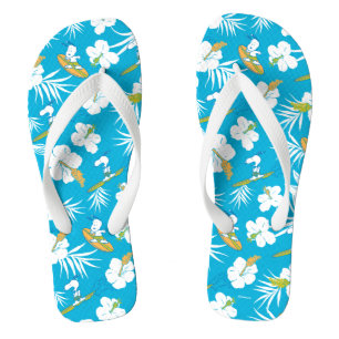 Snoopy Brooklyn Beach Pattern Thongs